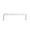 Console Basse Quaderna Plastique Blanc / L 150 X H 39 Cm - Superstudio, 1972 - Zanotta
