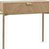 Console Marius Bois Naturel / Avec Tiroir - L 100 Cm - Harto