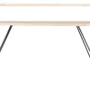 Console Metro Sofa Metal Bois Naturel / Bureau - L 120 X H 80 Cm - Xl Boom