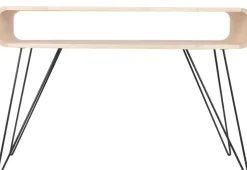 Console Metro Sofa Metal Bois Naturel / Bureau - L 120 X H 80 Cm - Xl Boom