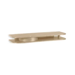 Console Murale Valet Bois Naturel / Bureau - Tiroir Rond / L 92 X Prof. 35 Cm - Northern