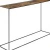 Console Slim Irony Art Cuivre Metal / L 124 Cm - Zeus
