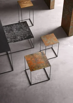 Console Slim Irony Art Cuivre Metal / L 124 Cm - Zeus