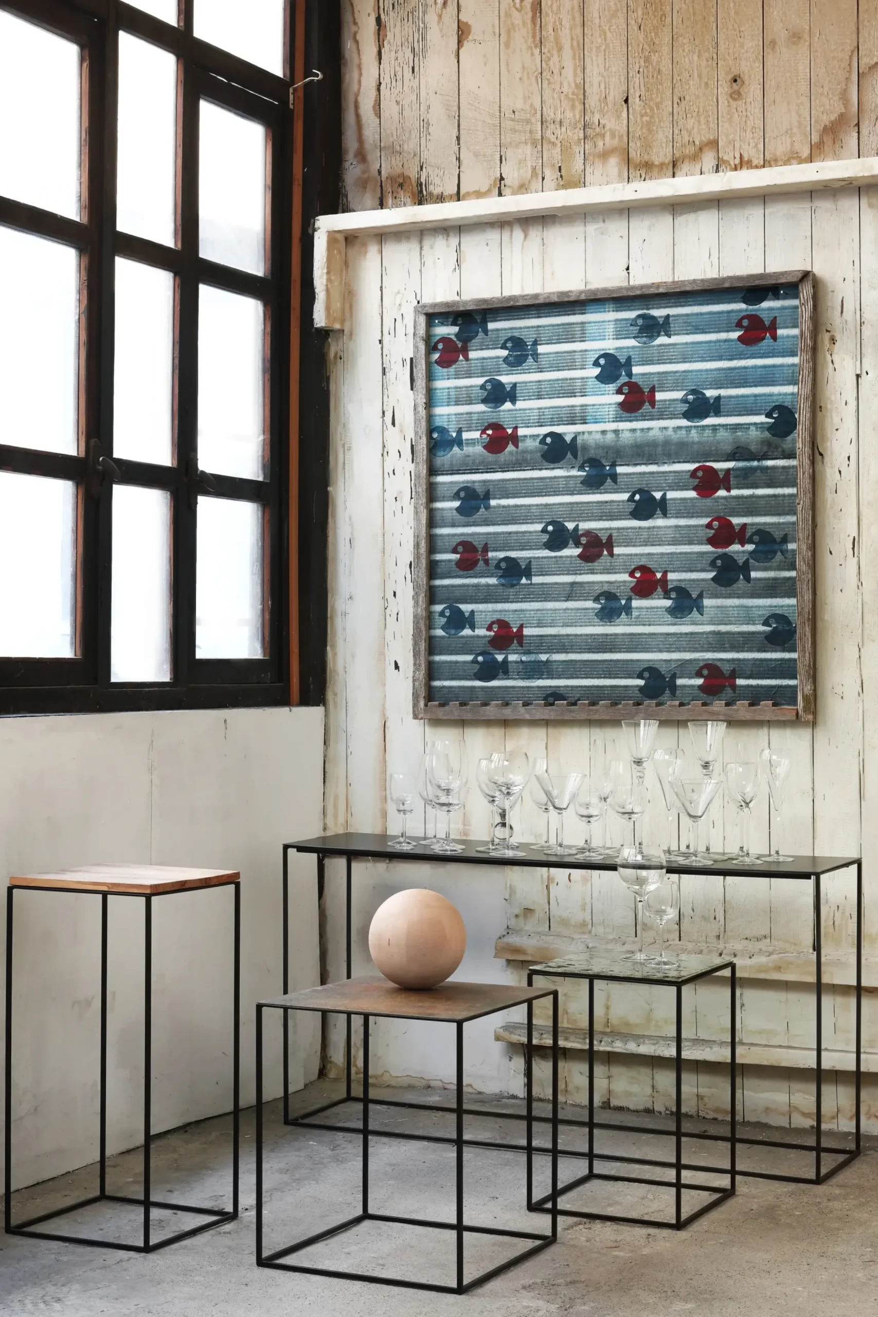 Console Slim Irony Art Cuivre Metal / L 124 Cm - Zeus