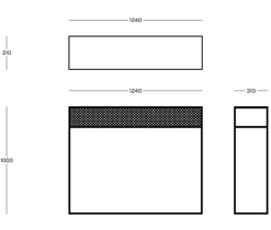 Console Tristano Metal/ L 124 Cm - Zeus