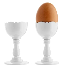 Coquetier Dressed Plastique / Pmma - Avec Cuillere A Oeuf - Alessi