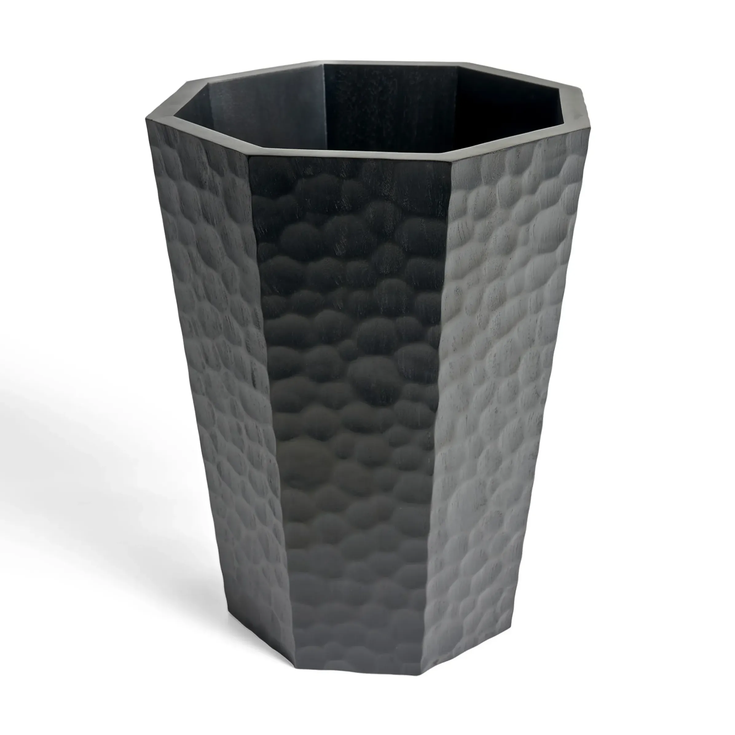 Corbeille A Papier Chopped Bois / Acajou - O 28 X H 35 Cm - Ethnicraft