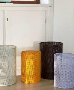 Corbeille A Papier Perforated Large Metal/ Metal Perfore - O 30.5 X H 44 Cm - Hay