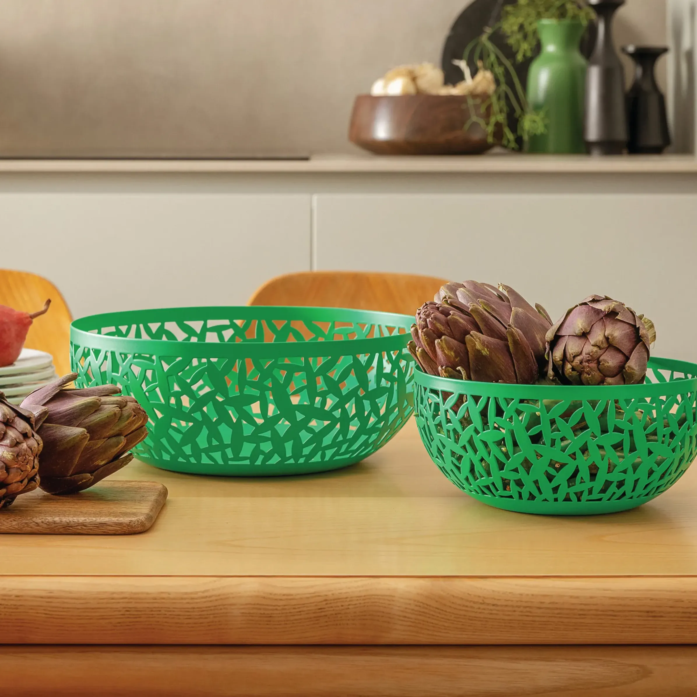 Corbeille Cactus! Metal/ O 29 Cm - Acier - Alessi