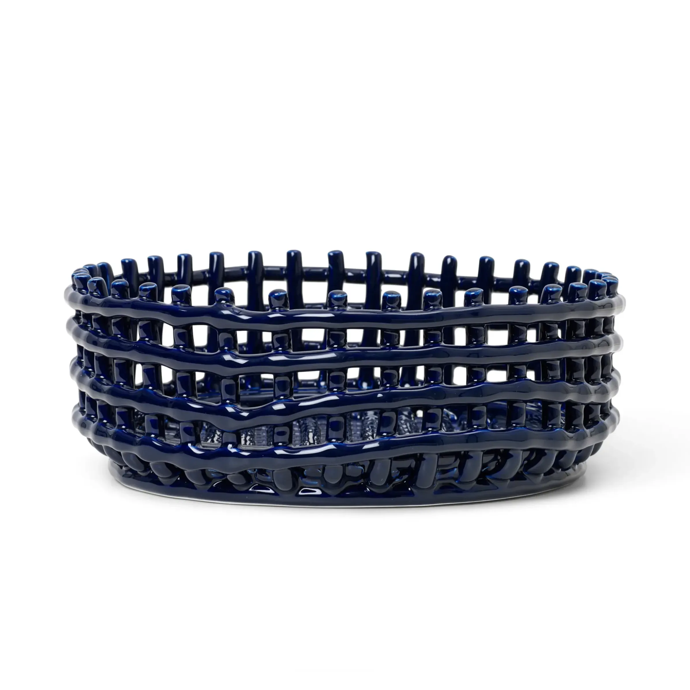 Corbeille Ceramic Ceramique/ O 29 X H 10 Cm - Fait Main - Ferm Living