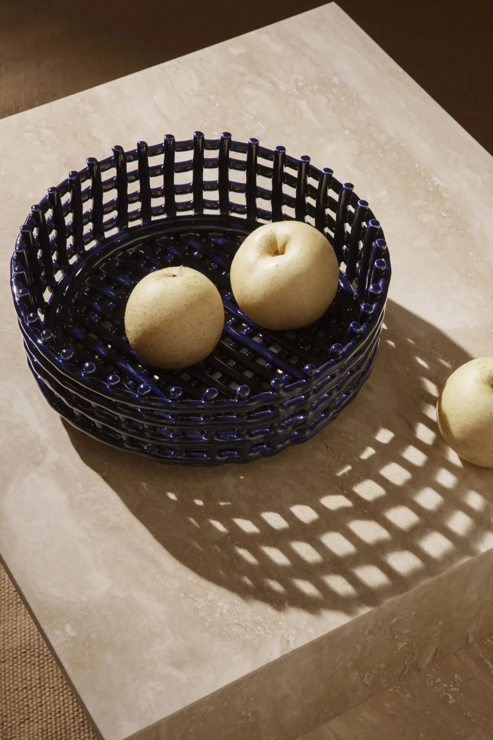 Corbeille Ceramic Ceramique/ O 29 X H 10 Cm - Fait Main - Ferm Living