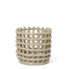 Corbeille Ceramic Small Ceramique Beige / O 16 X H 14,5 Cm - Fait Main - Ferm Living