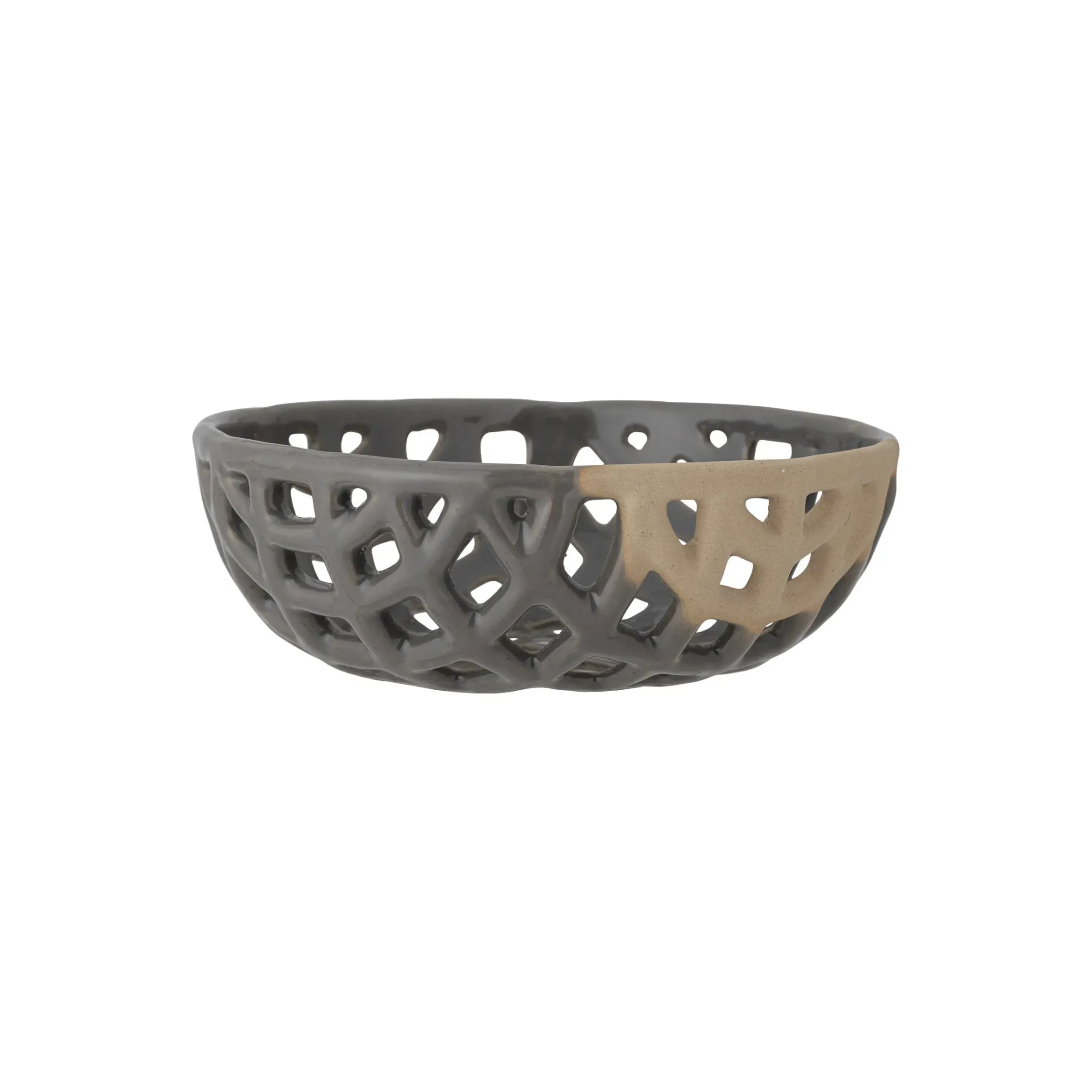 Corbeille Electra Ceramique / Ceramique - O 20,5 X H 7,5 Cm - Bloomingville