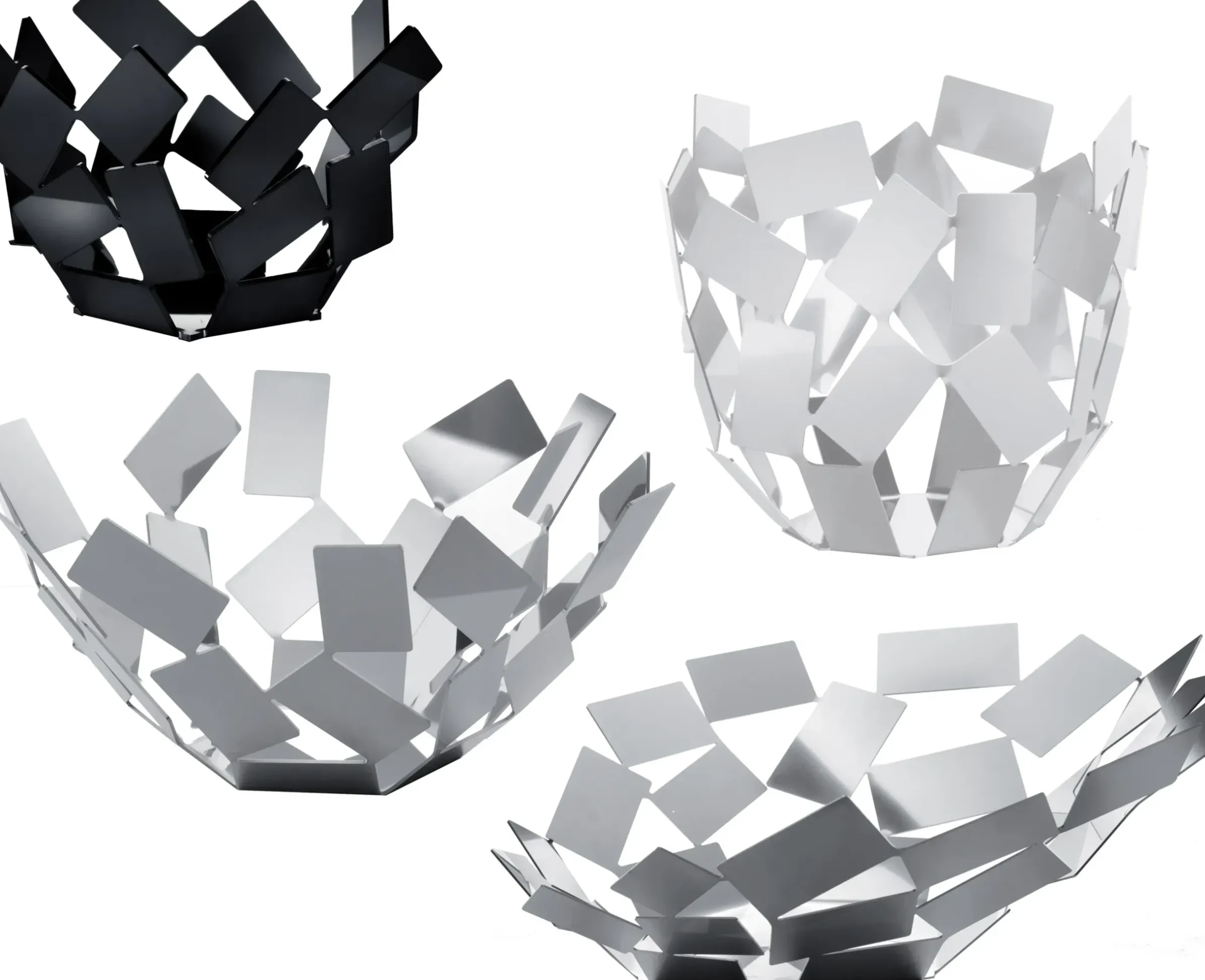 Corbeille La Stanza Dello Scirocco Metal / O 27 X H 13 Cm - Alessi