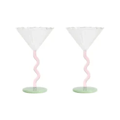 Coupe A Champagne Bold Verre Multicolore / Set De 2 - 15 Cl - & Klevering