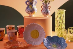 Coupe Ceramique Multicolore / O 18 Cm - & Klevering