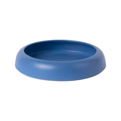 Coupe Omar 02 Ceramique Bleu / Plat - Large / O 30,8 X H 6,3 Cm - Fait Main - Raawii