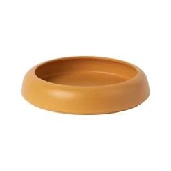 Coupe Omar 02 Ceramique Jaune / Plat - Large / O 30,8 X H 6,3 Cm - Fait Main - Raawii