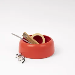Coupe Omar 01 Ceramique Rose Orange / Small - O 23,5 X H 9,5 Cm / Fait Main - Raawii