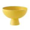 Coupe Strom Large Ceramique Jaune / O 22 Cm - Ceramique / Fait Main - Raawii