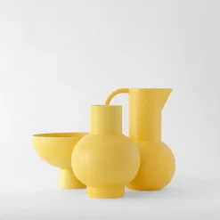 Coupe Strom Large Ceramique Jaune / O 22 Cm - Ceramique / Fait Main - Raawii