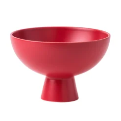 Coupe Strom Large Ceramique Rouge / O 22 Cm - Ceramique / Fait Main - Raawii