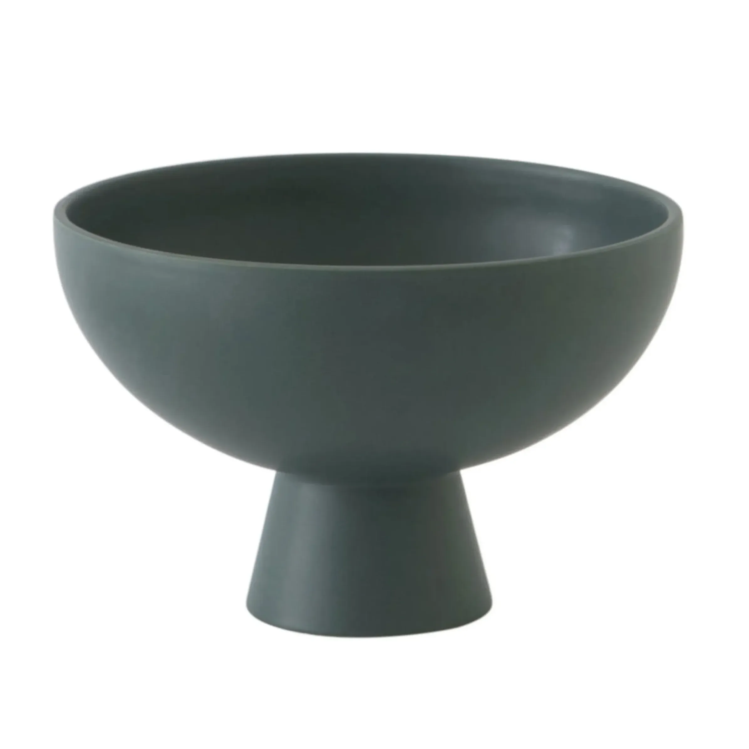Coupe Strom Large Ceramique Vert / O 22 Cm - Ceramique / Fait Main - Raawii