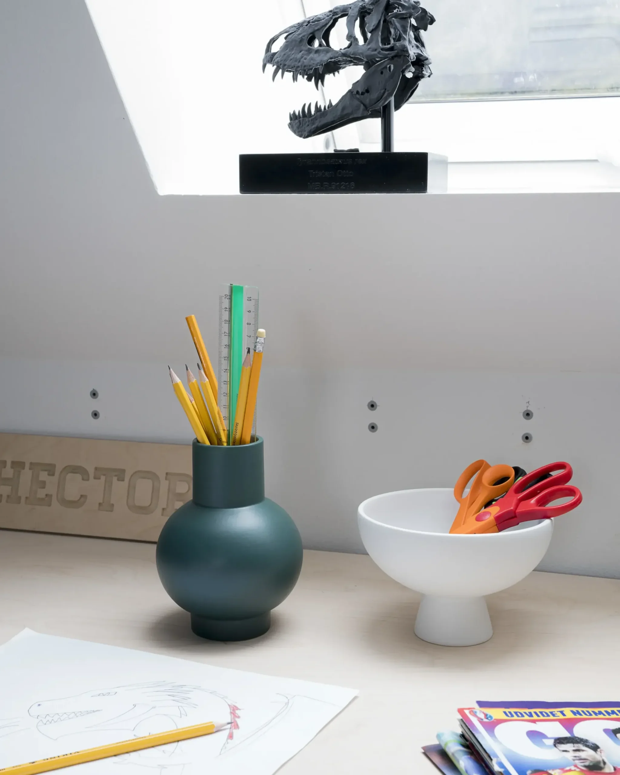 Coupe Strom Medium Ceramique Gris / O 19 Cm - Ceramique / Fait Main - Raawii