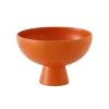 Coupe Strom Medium Ceramique Orange / O 19 Cm - Ceramique / Fait Main - Raawii