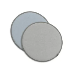 Coussin D'Assise Seat Dots Tissu Bleu Gris / O 38 Cm - Reversible - Vitra