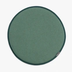 Coussin D'Assise Seat Dots Tissu Bleu Vert / O 38 Cm - Reversible - Vitra