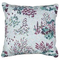 Coussin D'extérieur Bouquet Sauvage - Pixels Tissu Vert / 44  X 44 Cm - Fermob