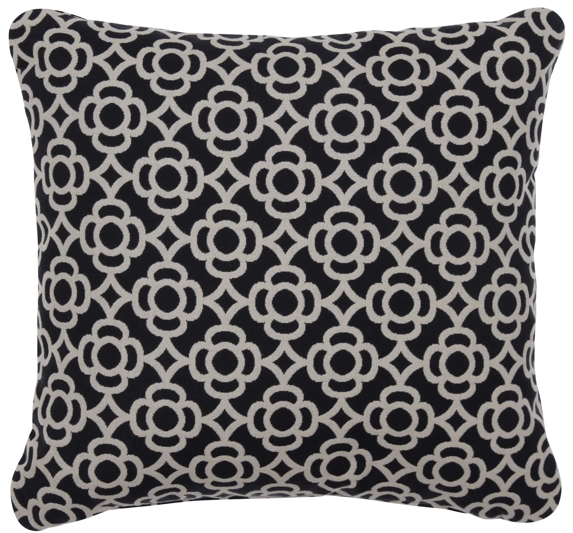 Coussin D'extérieur Lorette Tissu Noir / 44 X 44 Cm - Fermob