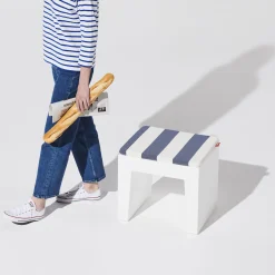 Coussin D'extérieur  Tissu Bleu / Pour Tabouret Concrete Seat - Tissu Olefin - Fatboy