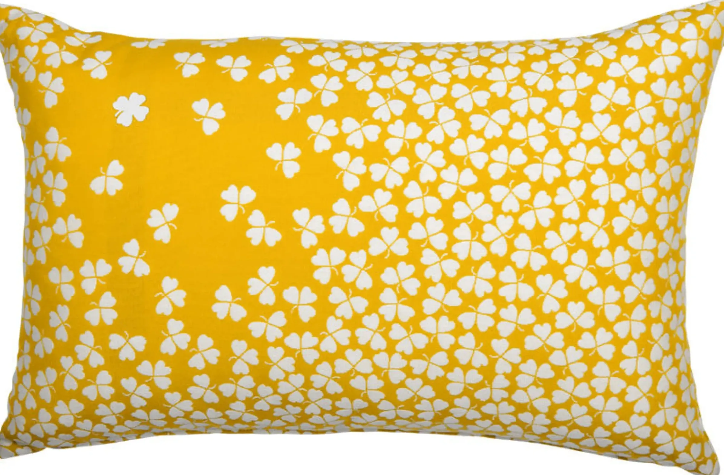 Coussin D'extérieur Trefle Tissu Jaune / 68 X 44 Cm - Fermob