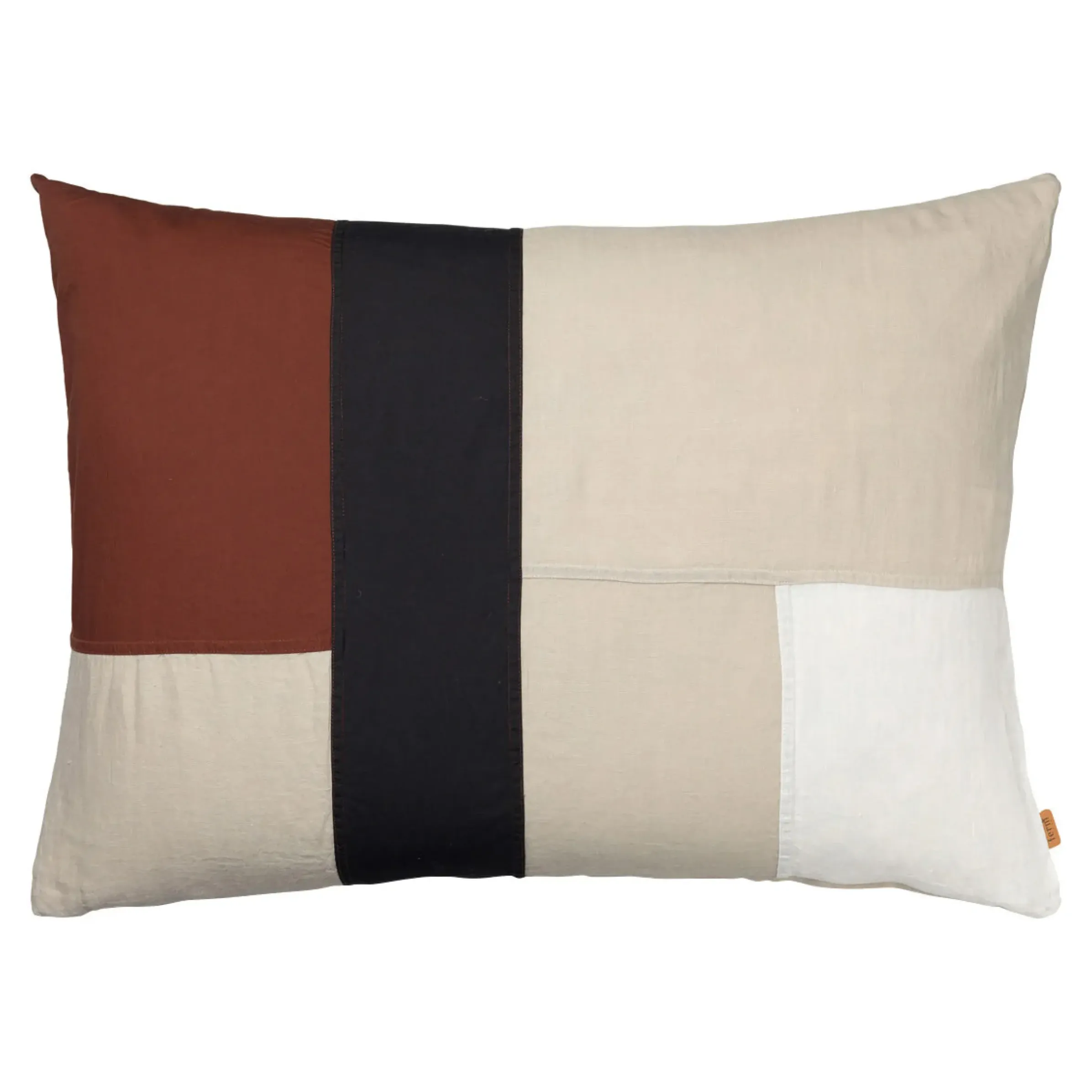 Coussin Part Large Tissu / 80 X 60 Cm - Lin & Coton Organique - Ferm Living