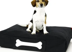 Coussin Pour Chien Doggielounge Small Tissu/ Coton Stonewashed - 80 X 60 Cm - Fatboy