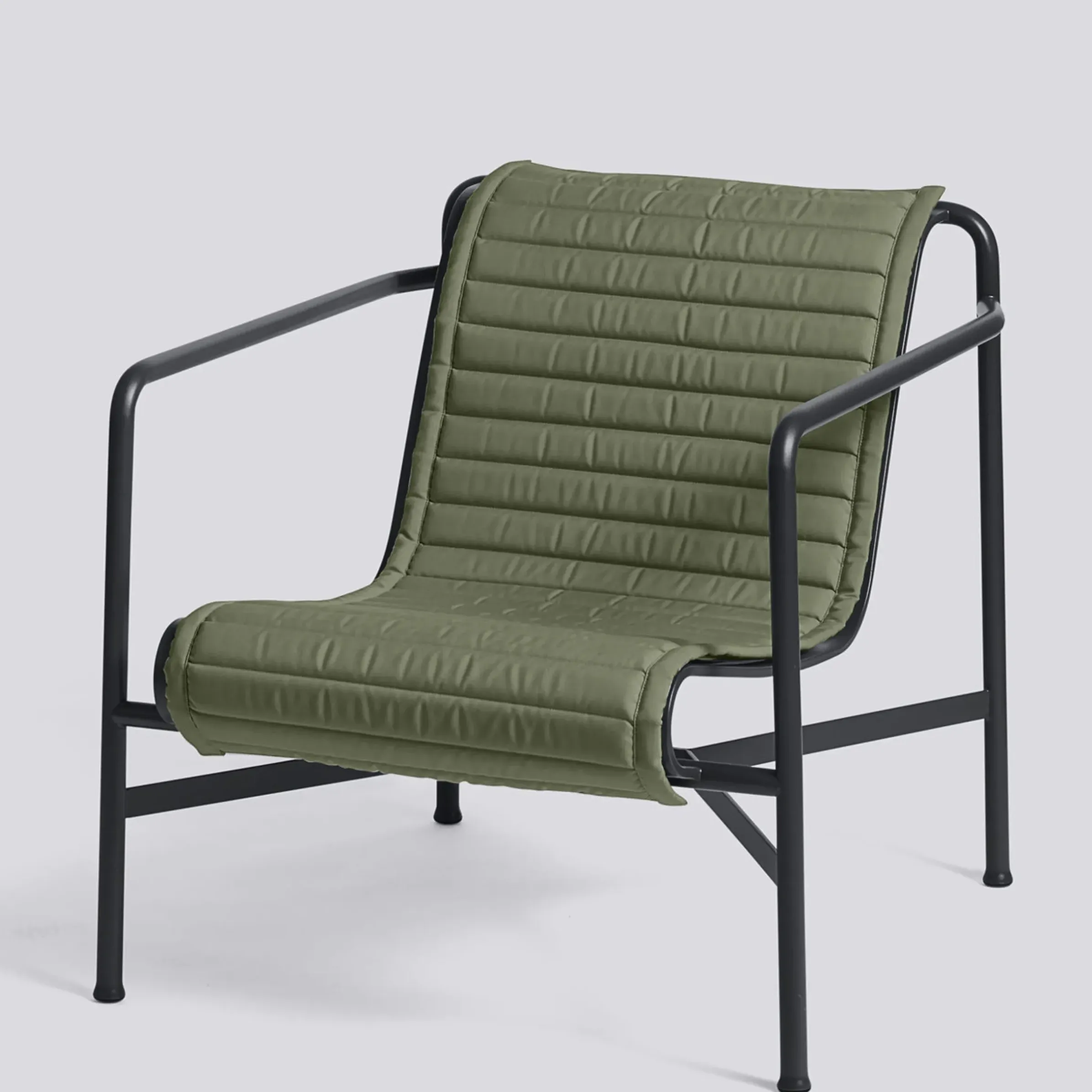 Coussin Tissu Vert Integral / Pour Fauteuil Bas Palissade Avec Dossier Bas - Hay