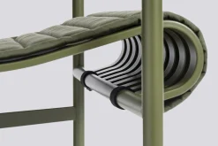 Coussin Tissu Vert Integral / Pour Fauteuil Bas Palissade Avec Dossier Bas - Hay
