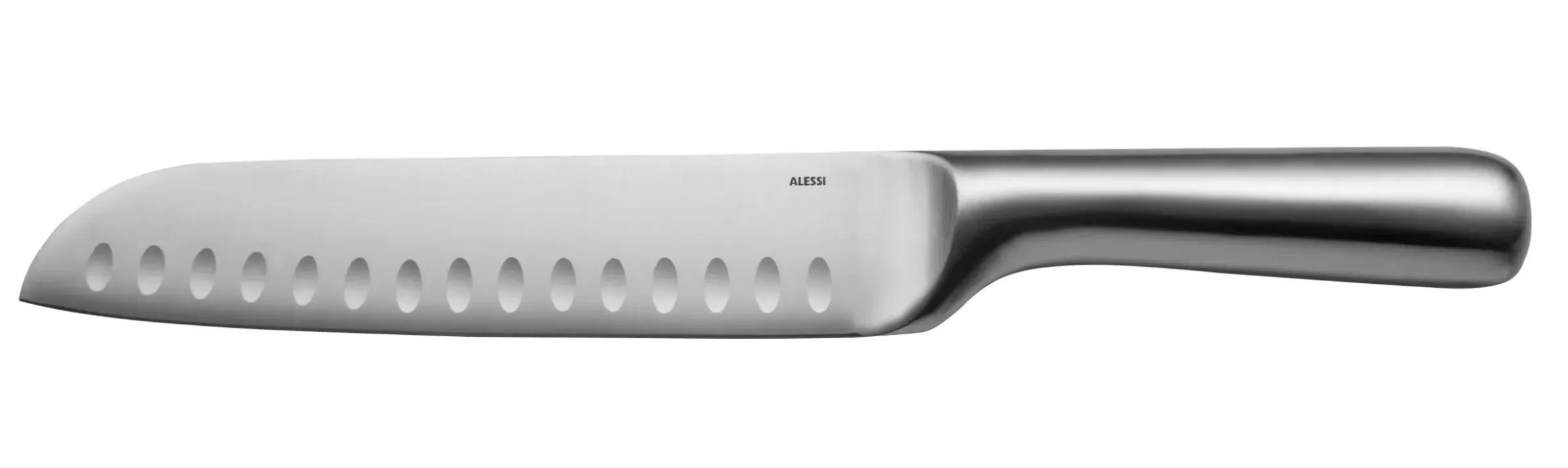 Couteau Santoku Mami Metal / Grand - L 32 Cm - Alessi