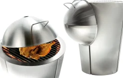 Couvercle-Dome  Metal Avec Thermometre O 60 Cm / Pour Barbecue A Charbon Eva Solo O 59 Cm - Eva Solo