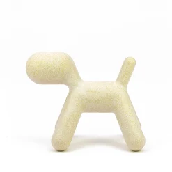 Décoration Puppy Small Plastique Blanc / L 42 Cm - Paillete : Edition Limitee Noel 2021 - Magis