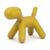 Décoration Puppy Small Plastique Jaune / L 42 Cm - Paillete : Edition Limitee Noel 2021 - Magis