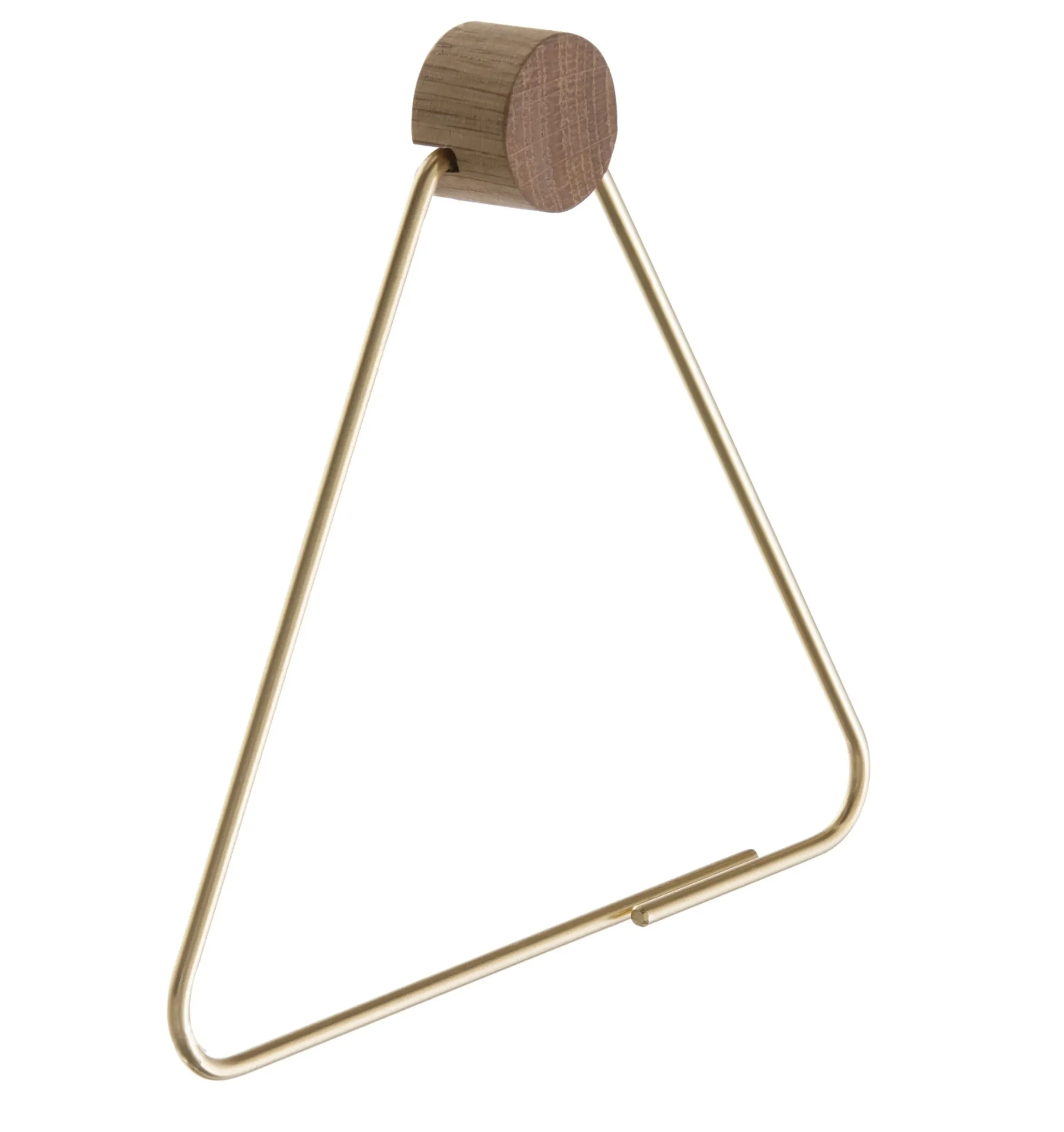 Derouleur De Papier Toilette Brass Bois Or Bois Naturel Metal - Ferm Living