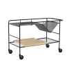 Desserte Alima Nds1 Metal Noir / 90 X 42 X H 60 Cm - &Tradition