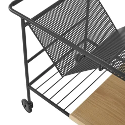 Desserte Alima Nds1 Metal Noir / 90 X 42 X H 60 Cm - &Tradition