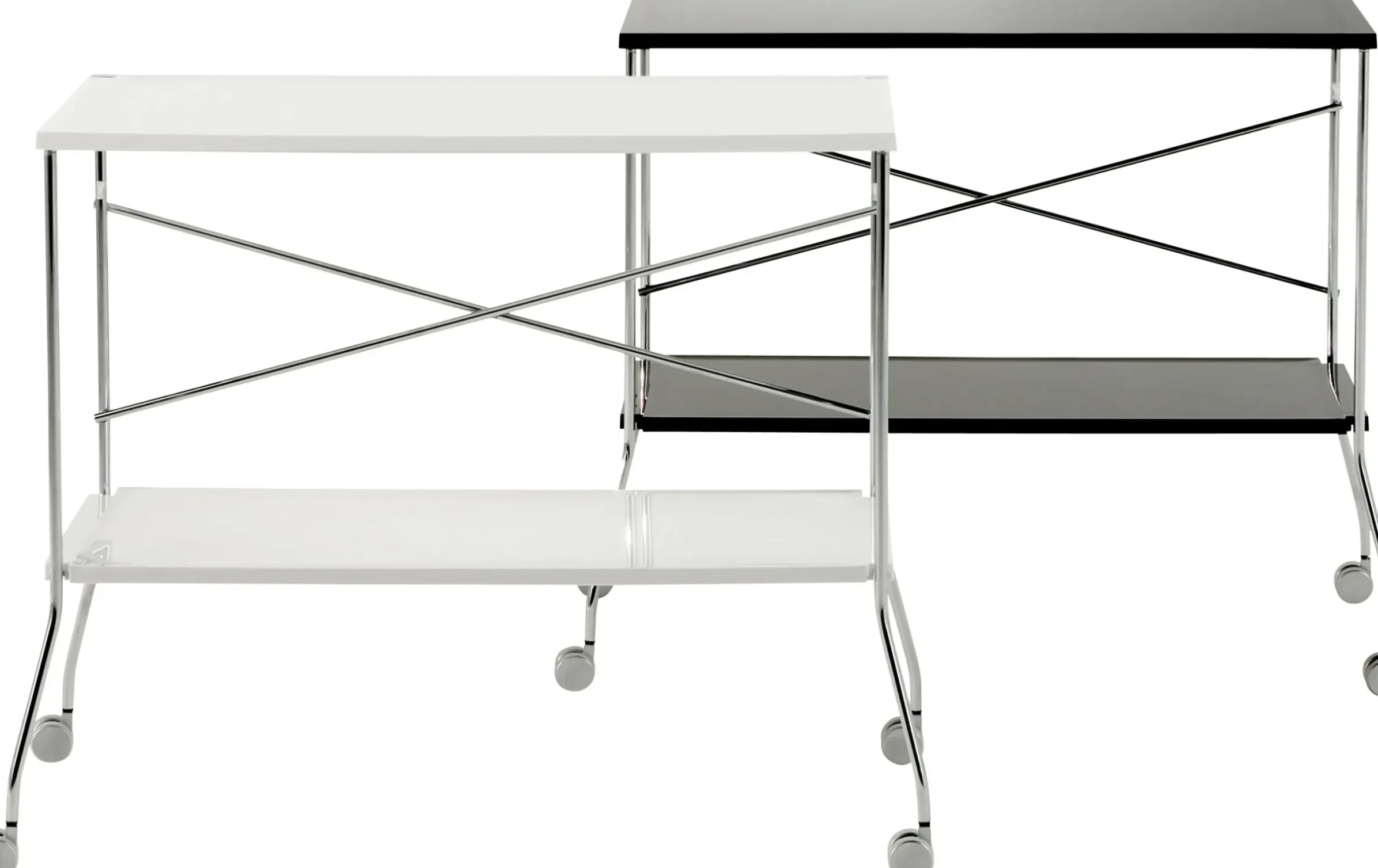Desserte Flip Plastique Transparent - Kartell