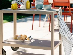 Desserte Quiberon Metal Blanc / Support A Plancha - Fermob