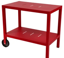 Desserte Quiberon Metal Rouge / Support A Plancha - Fermob