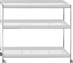 Desserte Trays Plastique/ Roulettes - Kartell